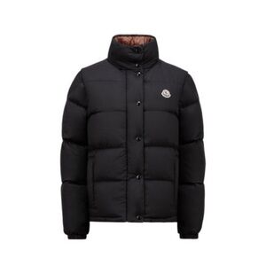 MONCLER Women’s Black & Brown Verone Short Reversible Down Jacket